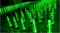 Bottle Bar Green Lights